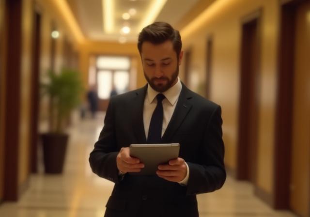 Concierge providing high-quality service